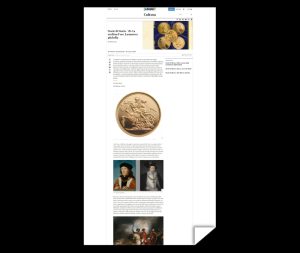 La sterlina d'oro, intervista di repubblica a Filippo Bolaffi