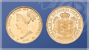 Moneta 40 lire di Maria Luigia