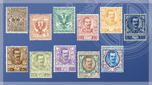 Francobolli serie Floreale (Regno d'Italia, Vittorio Emanuele III)