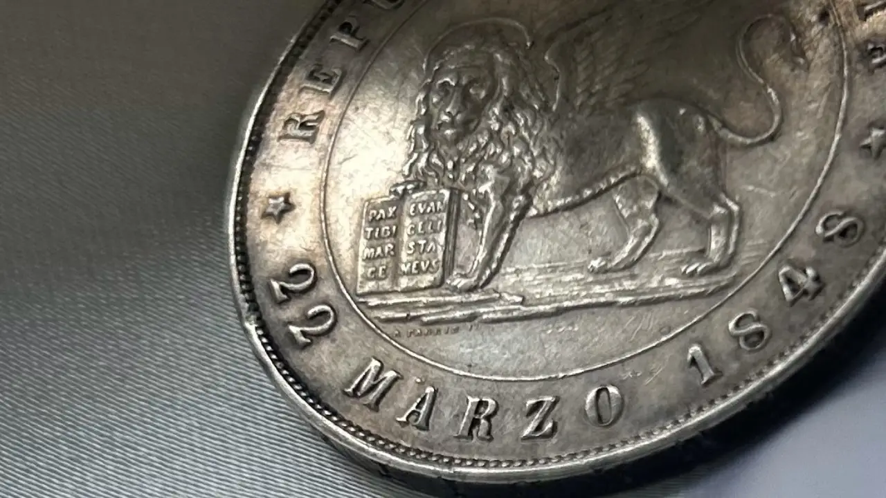 Moneta di Venezia con in Leone di San Marco