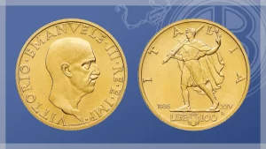 Moneta d'oro 100 lire Impero