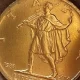 Littore su moneta d'oro del fascismo