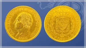 Moneta 80 lire d'oro di Carlo Felice (1830)