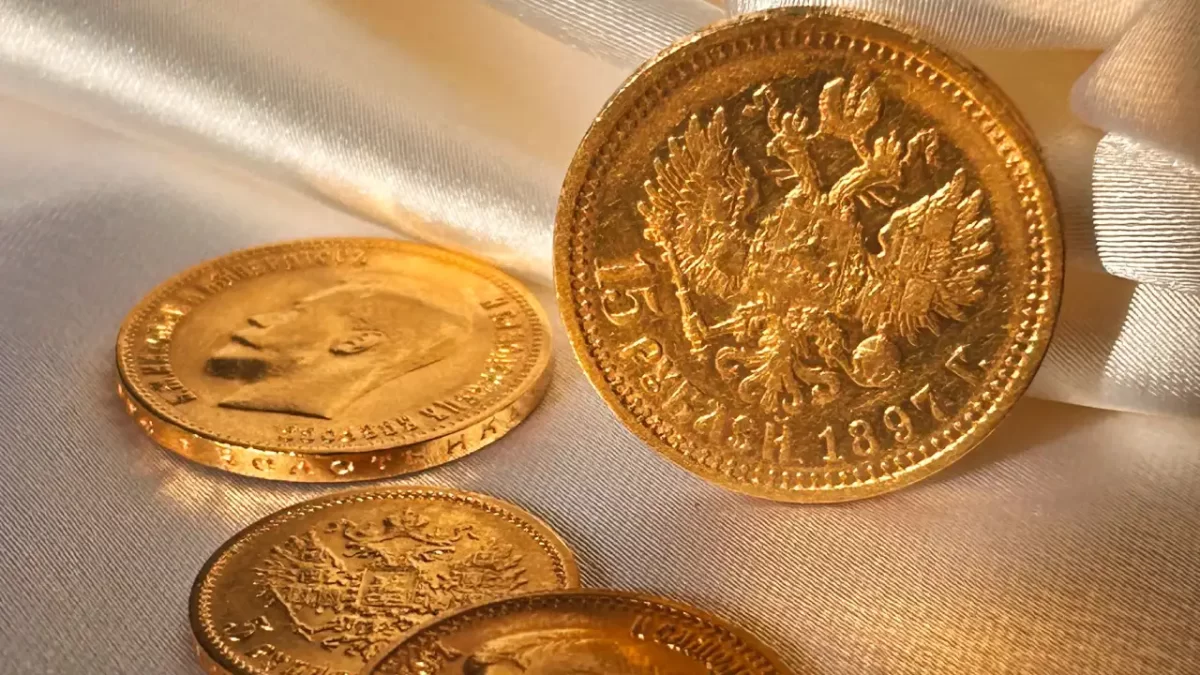 Monete d'oro dello zar Nicola II