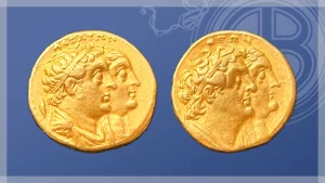 Moneta d'oro di Tolomeo