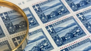 Francobolli di campione d'Italia