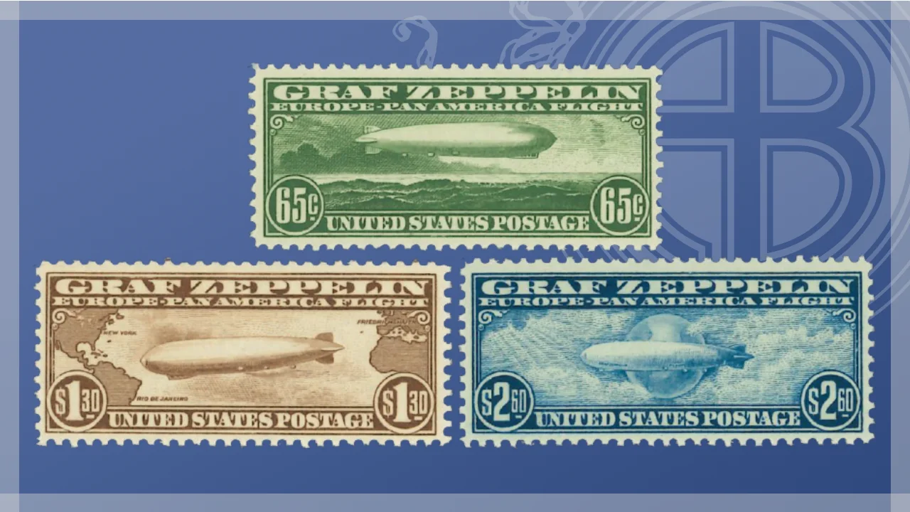 Francobolli Graf Zeppelin (Usa, 1930)